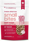 smallbatch Pets Freeze-Dried Raw Dog Food – Beef Recipe – 20oz Small Bites – Grain Free, High Protein, Complete Meal or Topper – Made in USA with Organic Produce & Humanely Raised (20 Oz, Beef)