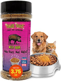 Wild Meadow Farms - Magic Dust Wild Boar Jerky Topper, Single Protein Pet Food Topper for Dogs & Cats, Enhance Flavor & Elevate Mealtime Excitement for Picky Eaters - 3.5oz Bottle in Wild Boar Flavor