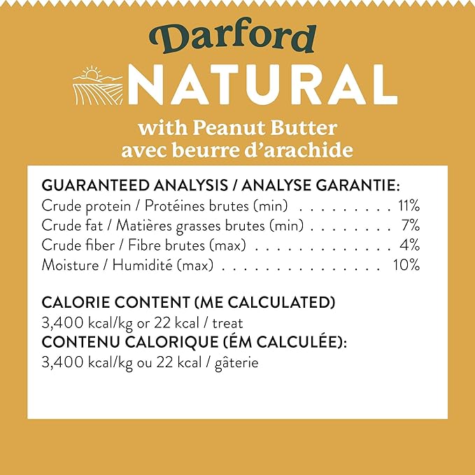 Naturals Oven Baked Dog Treats with Peanut Butter, 12 lb