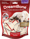 DreamBone Vegetable & Chicken Dog Chews, Rawhide Free, Small, 10-Count