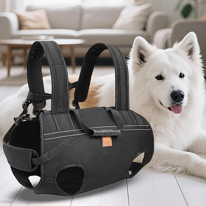Dog Lifting Harness,Adjustable Breathable Lift Sling | Dog Support Harness | for Large Breed Senior Elderly Rehabilitation Mobility Aid Daily Walk Travel Hiking