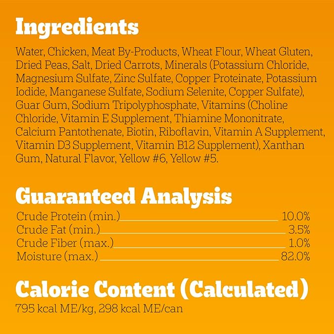 Pedigree Small Dog Tender Bites in Gravy Wet Dog Food Cans, Chicken & Vegetable Flavor, 13.2 oz. Cans, 12 Count