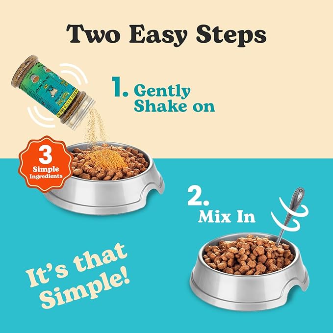 Wild Meadow Farms - Magic Dust Lamb Jerky Topper, Single Protein Pet Food Topper for Dogs & Cats, Enhance Flavor & Elevate Mealtime Excitement for Picky Eaters, Made in USA - 8 Ounce Bottle
