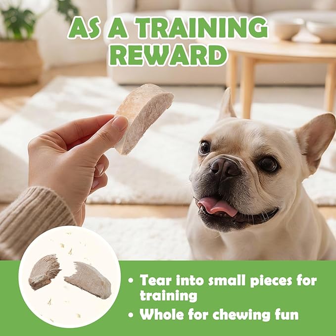 MON2SUN Freeze Dried Duck Breast Treats for Dogs & Cats - Whole Cut Chunks, Single Ingredient, High Protein, Grain Free Food Topper & Training Snacks, 9.2oz
