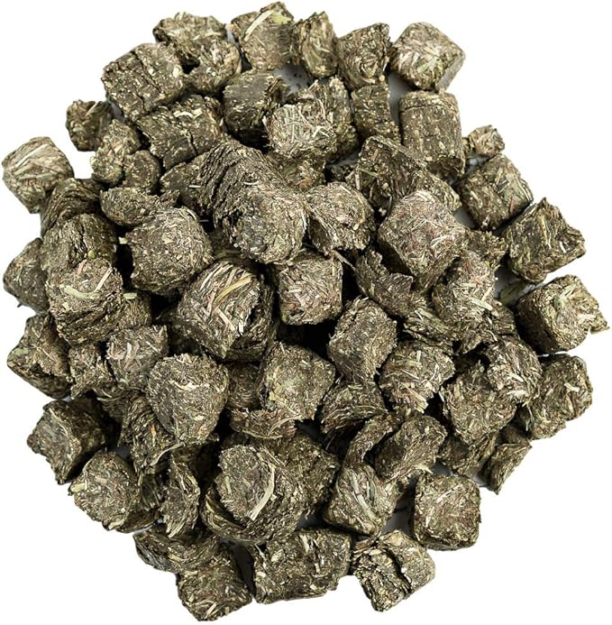 Small Pet Select - Straight Timothy Hay Cubes - 100% All Natural Timothy Hay, Not Blended - Delivered Fresh, Guarantee, (5 lb)