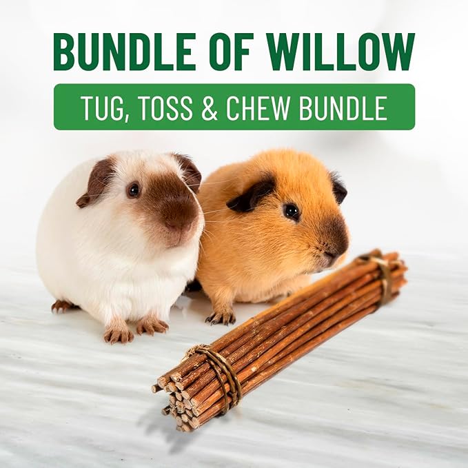 Small Pet Select Tiny Paws Willow Play Pack, for Guinea Pig, Rabbit, Bunny, Toys, Hideout Tunnel, Cage Accessories
