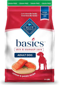 Blue Buffalo Basics Grain-Free Dry Dog Food for Adult Dogs, Limited Ingredient Diet, Salmon Recipe, 11-lb Bag