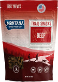 MONTANA DOG FOOD CO. Freeze-Dried Beef Heart Dog Treats (Trail Snacks) – 100% Natural, Single Ingredient, High Protein, Grain-Free, Made in USA – 3 oz Bag