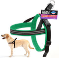 ComfortFlex Sport Dog Harness – No-Choke, Fully Padded, Non-Chafing Harness with Control Handle – Reflective, Lightweight, Adjustable for Active Dogs - XXLarge, Kelly Green