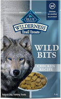 Blue Buffalo Wilderness Wild Bits Soft & Chewy Training Treats for Dogs, Grain-Free, Chicken Recipe, 4-oz. Bag