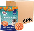 Dole for Pets Freshly Fetched Lasting Chew Pumpkin Flavor Dog Treats, Medium and Large Breeds, No Wheat, Corn, Soy, Artificial Flavors, Colors, or Animal Products, 8 Ounces, 5 Chews - 6 Pack