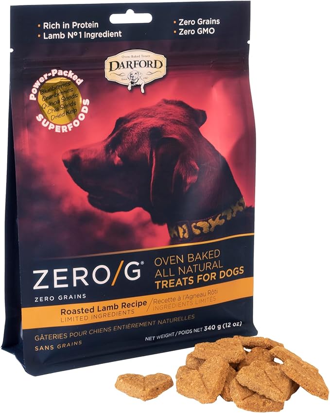 Zero/G Roasted Lamb Recipe Mini Dog Treats, 12 oz