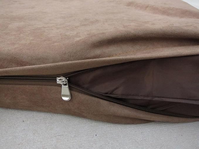 Quantity = 2 Small/Medium 34"x27"x3" Memory Foam Pad Pet Bed + External Suede Cover + Waterproof case for Dog and Cats