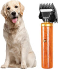 55W Dog Clippers for Grooming, Sheep Shears Professional Dog Grooming Clippers with 2 Blades Dual-Sided Guide Combs Low-Noise Pet Clippers for Goats Alpacas Large Dogs Angora Rabbits
