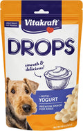 Vitakraft Drops Dog Treats with Yogurt - Bite-Sized Yogurt Training Treats for Dogs - Small Dog Treats