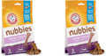 Arm & Hammer for Pets Nubbies Dental Treats - Baking Soda & Calcium Dog Dental Chews, Nubbed Texture Helps Scrub Plaque & Tartar While Chewing, Chicken Flavor, 5 Count, 1.75 Ounce - 2 Pack