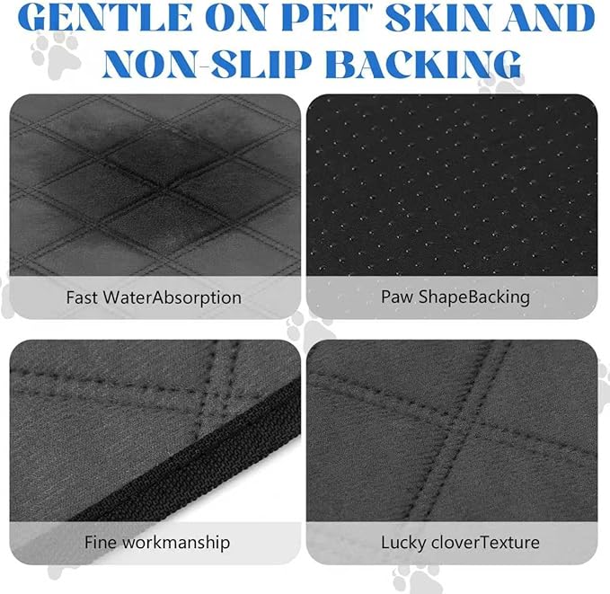Guinea Pig Cage Liner, 8 Pack 12" x 12" Washable Guinea Pig Liner, Reusable Super Absorbent Cage Liners with Anti-Slip Backing for Small Animals, Rabbits, Hamsters, Rats
