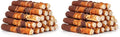 MON2SUN Dog Treats, Triple Flavor 6 Inch Chicken Liver Duck and Chicken Wrapped Rawhide Sticks, Teeth Cleaning Snacks for Medium Dogs, 35.27 oz (20 Count-Pack of 2)