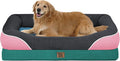 Chez Paw Extra Large Dog Bed Orthopedic - XL Orthopedic Dog Beds Waterproof Pet Couch Memory Foam Sofa Bolster with Removable Cover - 42 x 30