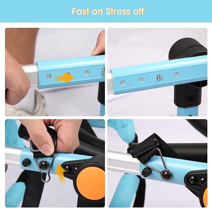 TailWaggers Dog Wheelchair for Back Legs | Adjustable Mobility Aid | All-Terrain Wheels