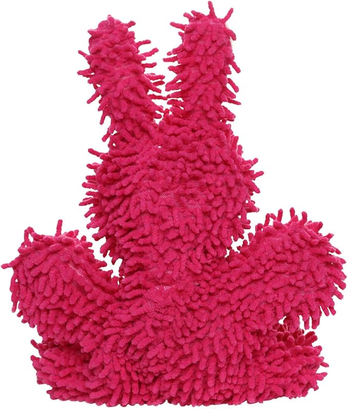 MIGHTY- Microfiber Ball - Farm – Made with Squeaker Balls and Minimal Stuffing. Strong & Tough. Interactive Play. Machine Washable & Floats (Rabbit, Jr 2 Pack)