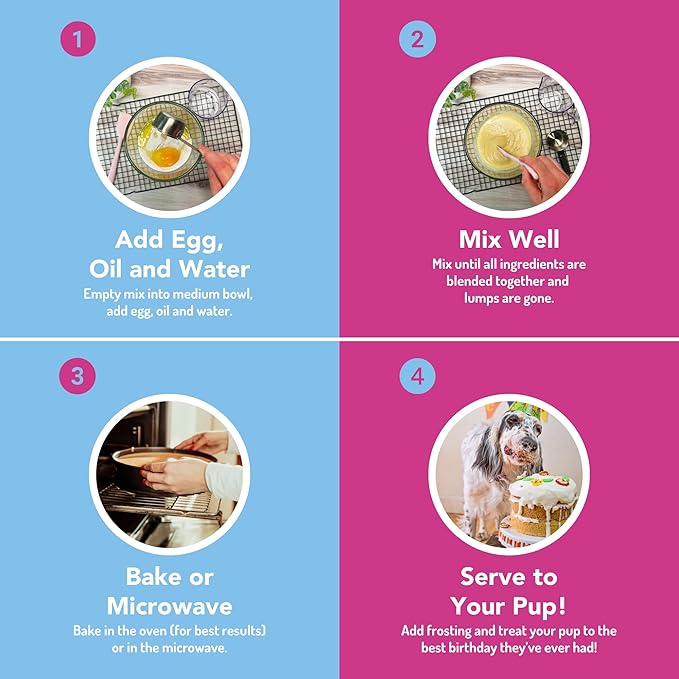 Puppy Cake Banana Cake Mix and Frosting for Dogs-9 oz