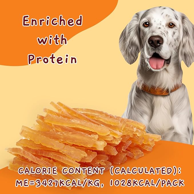 Jungle Calling Soft Training Treats for Small Dog and Cats, Mini Chicken Strips Puppy Training Edible Snacks Easy to Digest, Grain Free
