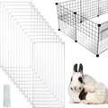 PETKNOWS 12 Pack Pet Cage Liner Protection Rabbit Cage Urine Guard Clear Cage Edge Liner Guinea Pig Side Lining Habitat Siding Cage Accessories, 11.8 inches x 5.9 inches Bedding Litter