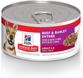 Hill's Science Diet Adult 1-6 Wet Dog Food, Beef & Barley, 5.8 oz. Cans, 24-Pack