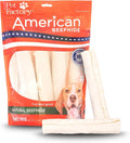 Pet Factory American Beefhide 8-9" Rolls Dog Chew Treats - Natural Flavor, 8 Count/1 Pack