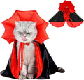 FOIMAS Dog Cat Halloween Costume,Vampire Devil Cape Cloak Pet Costume for Cats Dogs Halloween Costume Party Supply