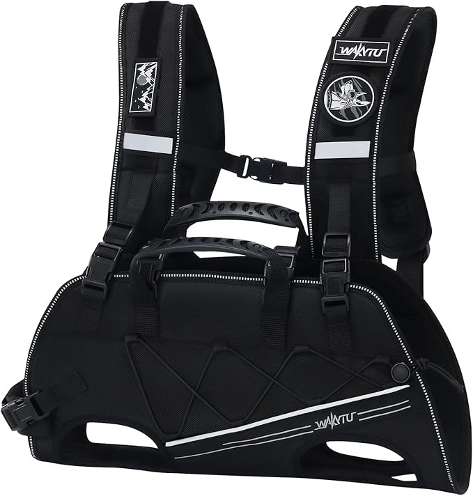 Wakytu Dog Lift Harness for Small Dogs,Dog Backpack Carrier,Adjustable Padded Breathable Straps for Dogs, Disabled, Joint Injuries, Arthritis,L(18.5-29.5LBS)
