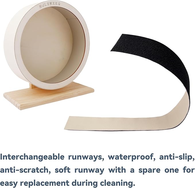 15in Large Hamster Silent Exercise Wheel – Wooden Chinchilla Wheel with Removable Washable Track, Quiet Wheel for Hedgehog,Rat,Syrian Hamster（15in）