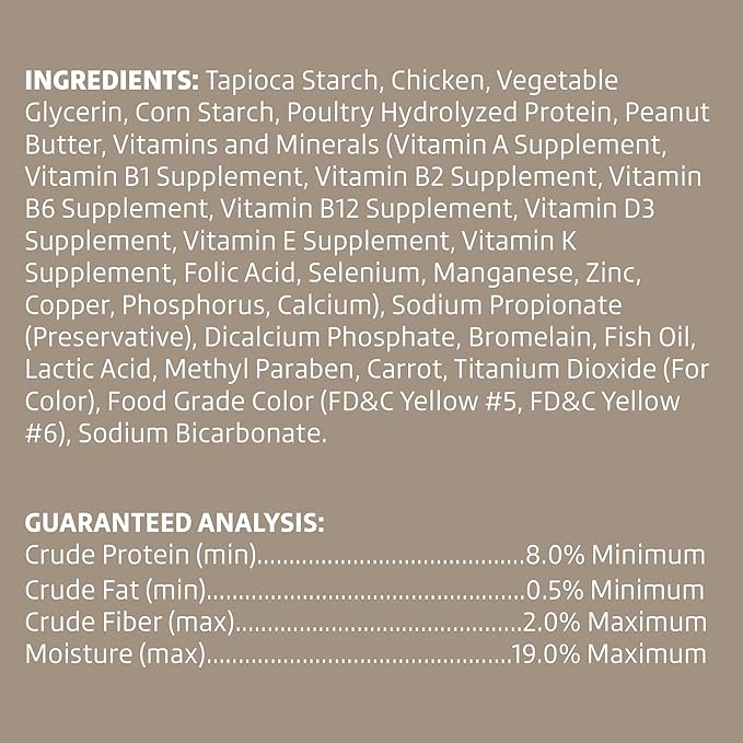 Wonder Bound Chicken Wrapped Medium Sticks, Peanut Butter Flavor - 8 Count - Rawhide-Free Dog Treats, Dental Health Chews for Plaque & Tartar Control, Easy to Digest, Long-Lasting