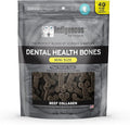 Indigenous Pet Dental Health Bones Mini – Beef Collagen (11.92 Ounce) | Grain-Free Dog Chews with Prebiotics & Omegas | Freshens Breath, Supports Digestive, Skin & Coat Health |