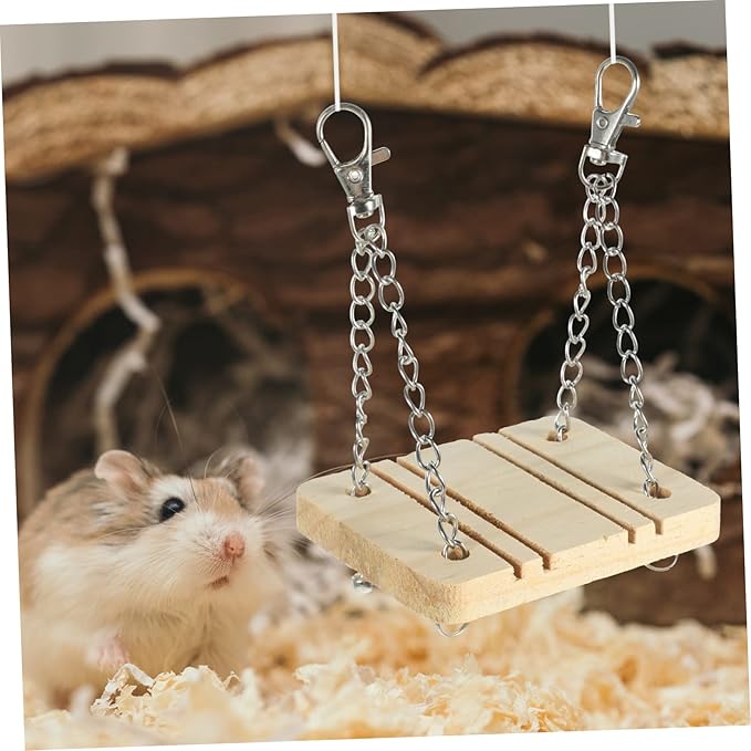 Yardwe Bunny Chew Toys for Rabbits Guinea Pig Play Toys Wooden Pet Chew Carrot Grass Ball Set