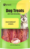 Duck Breast Strips Dog Treats - Chewy Jerky Made with Real Duck - Novel Protein, Limited Ingredient Snack for All Breeds, Healthy Training Rewards for Sensitive Dogs