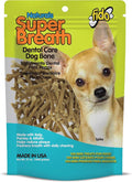 FIDO - Super Breath Dental Care Bones for Dogs - 100 Count Mini Dog Dental Treats for Extra Small Dogs, Made in USA, Tasty Dog Dental Chews Help Reduce Plaque, Tartar Buildup & Freshens Breath