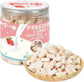 PAWUP Freeze Dried Dog Treats, Goat Milk Yogurt Flavor with Strawberry, Gentle Goat Milk Snacks for Sensitive Stomachs Puppies, 2.8 oz