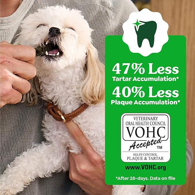 Greenies Veterinarian-Recommended Adult Natural Dental Dog Treats Teenie Size, Weight Management Dog Dental Chews, 27 oz. Pack, 96 Count