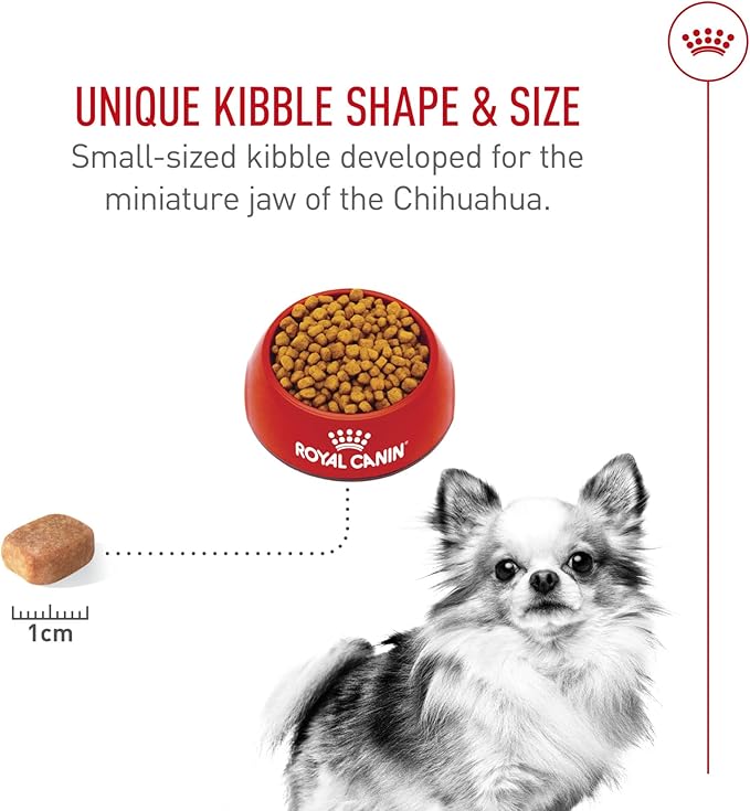 Royal Canin Chihuahua Adult Breed Specific Dry Dog Food, 10 Pounds. Bag