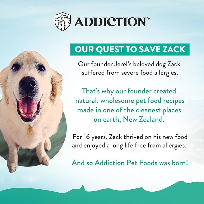 Addiction Meaty Bites - Hypoallergenic Dog Treats - Made in New Zealand - High Meat Content - Gluten and Grain-Free - Soft and Allergy Friendly Dog Treats (Brushtail, 4 ounces)