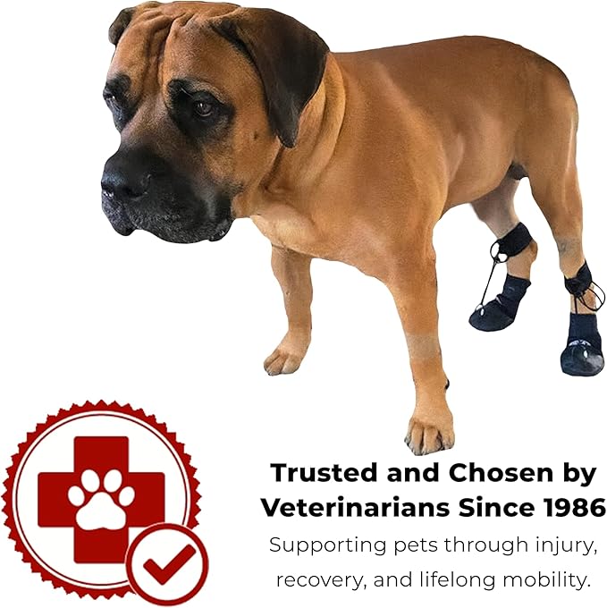 WALKABOUT™ Toe'sUP No Knuckling Boot Brace for Dogs Dragging Paws | Corrective Dog Shoes to Safely Lift Toes