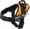 Dean & Tyler Fun "Mobility Dog" X-Large Orange Harness with Reflective Trim