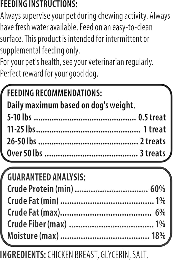 Golden|Rewards Chicken Jerky Dog Treats, 16 oz Bag, Made with Wholesome Chicken Breast, Low Fat, Grain-Free, No Artificial Colors or Preservatives, Premium High-Protein Snack for Dogs