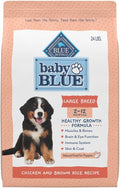 Blue Buffalo Baby Blue Natural Large Breed Puppy Dry Dog Food, Healthy Growth Formula with DHA, Chicken and Brown Rice Recipe, 24-lb Bag