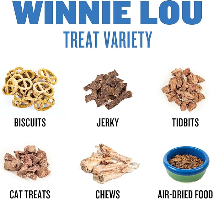 Winnie Lou Organic Dog Treats – Natural Dog Biscuits, USA Made, Organic Ingredients, Clean, Sensative Stomach, All Breed Sizes, High Protein, Hypoallergenic, Greens & Cheddar Pretzels (Pack of 1)