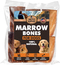 BRUTUS & BARNABY Marrow Bones for Dogs – 100% USA-Sourced Beef Bones – Long-Lasting, All-Natural Dog Chews – High Protein, Supports Dental Health, (6-pk) – Made in The USA