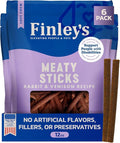 Finley's Rabbit & Venison Meaty Sticks, Limited Ingredient Chicken-Free Dog Treats with Real Meat, 12oz, 6 Pack