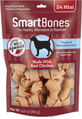 SmartBones Mini Bones with Real Chicken, 24 Count, Rawhide-Free Chews for Dogs